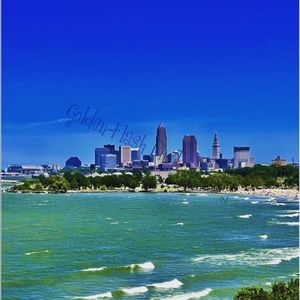 Cleveland skyline photography